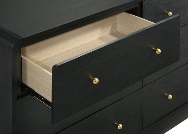 Coaster Cavelle 6-Drawer Dresser Cabinet Black