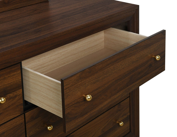 Coaster Welsley 6-Drawer Dresser Cabinet Walnut