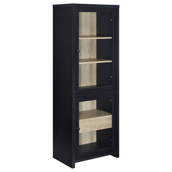 Coaster Denison 3-Piece Entertainment Center 79-Inch Tv Stand Black