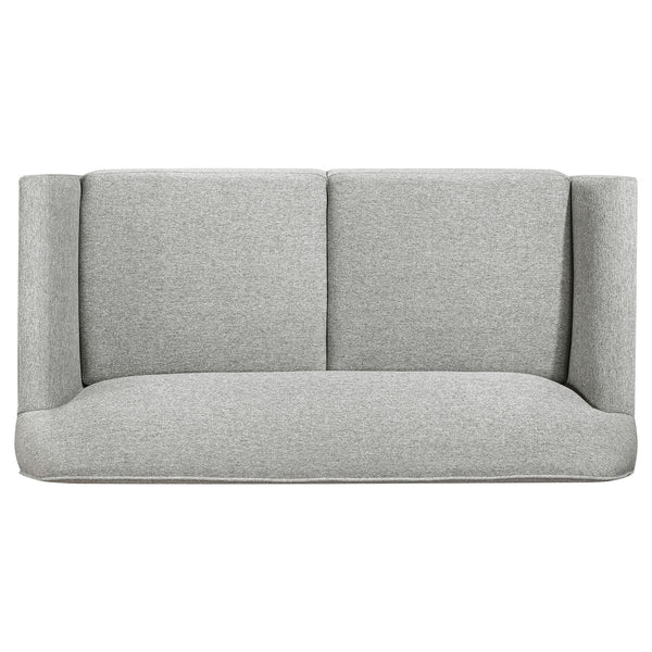 Coaster Vaughn 3-Piece Fabric Upholstered Flared Arm Sofa Set Grey