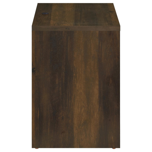 Coaster Westpark 2-Drawer Nightstand LED Lights & Usb Dark Pine