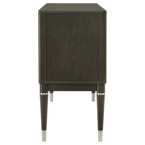 Coaster Reseda 4-Door Dining Sideboard Server With Shelves Ash Brown