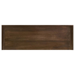 Coaster Ornelas 46-Inch Console Table With Slatted Shelf Mango Brown