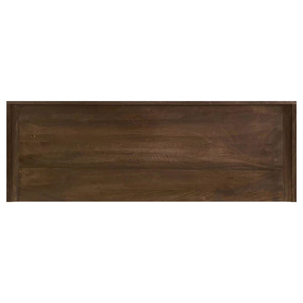 Coaster Ornelas 46-Inch Console Table With Slatted Shelf Mango Brown