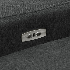 Coaster Collins Modular Power Sofa Dark Grey