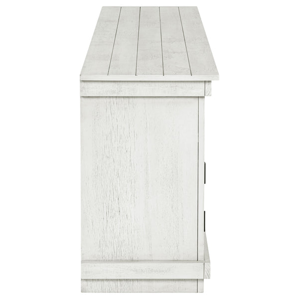 Coaster Payne 70-Inch Tv Stand Media Console Distressed White