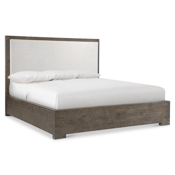 Bernhardt Outline Upholstered King Headboard in Cassel Brown