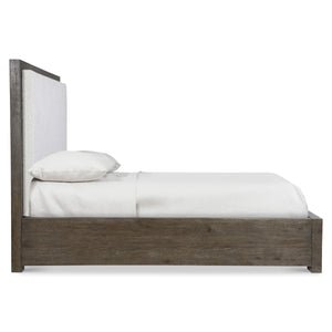 Bernhardt Outline Upholstered King Headboard in Cassel Brown