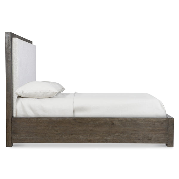 Bernhardt Outline Upholstered King Headboard in Cassel Brown