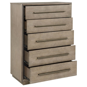 Coaster Durango 5-Drawer Bedroom Chest Taupe Oak
