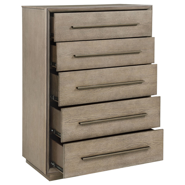 Coaster Durango 5-Drawer Bedroom Chest Taupe Oak