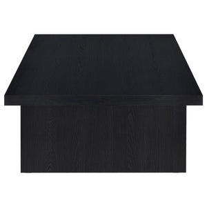 Coaster Max 3-Piece Rectangular Coffee & End Table Set Black