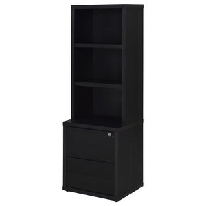 Coaster Westpark 3-Piece Full Bedroom Set Bookcase Headboard Black