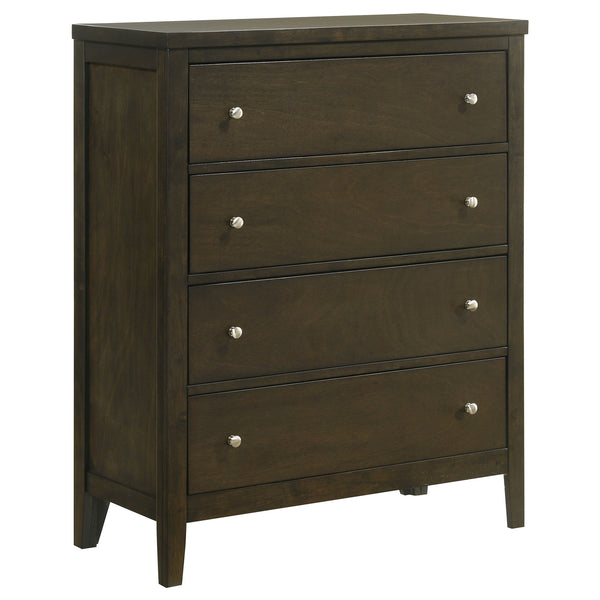 Coaster Wilkes 5-Piece Full Bedroom Set Dark Cocoa