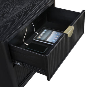 Coaster Brookmead 4-Piece Upholstered King Bedroom Set Black