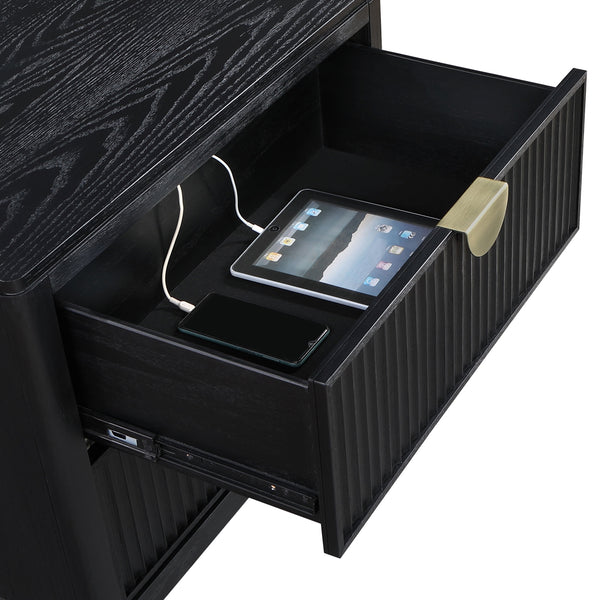 Coaster Brookmead 4-Piece Upholstered King Bedroom Set Black