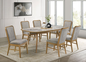 Coaster Croyden 73-Inch Rectangular Dining Table Weathered Natural