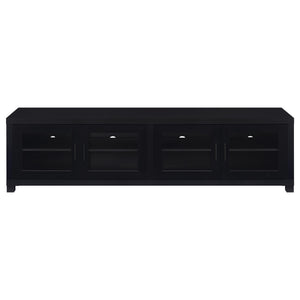 Coaster Jupiter 3-Piece Entertainment Center 79-Inch Tv Stand Black
