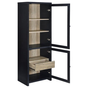 Coaster Denison 3-Piece Entertainment Center 79-Inch Tv Stand Black