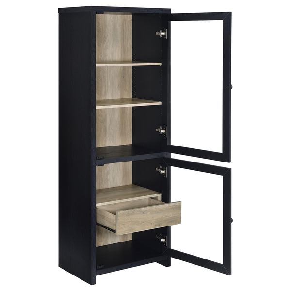 Coaster Denison 3-Piece Entertainment Center 79-Inch Tv Stand Black