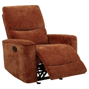 Coaster Navarro 3-Piece Upholstered Reclining Sofa Set Orange