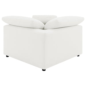 Coaster Raleigh 5-Piece Boucle Upholstered Modular Sectional Ivory