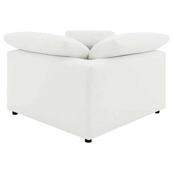 Coaster Raleigh 5-Piece Boucle Upholstered Modular Sectional Ivory