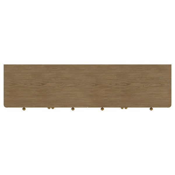 Coaster Arini 2-Drawer Cane Door Dining Sideboard Server Sand Wash