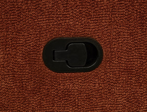 Coaster Navarro Chenille Upholstered Reclining Sofa Burnt Orange