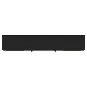 Coaster Arini Rattan Cane 2-Door Tv Stand Media Console Black