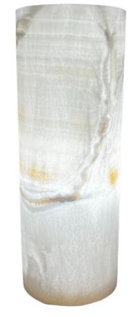 Furniture Source International Real Onyx Off-White Large Lamp