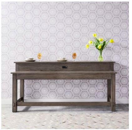 Liberty Furniture Console Bar Table Modern Farmhouse