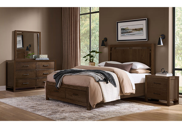 Vaughan Bassett Lodge & Loft Dark Oak 6-Drawer Dresser