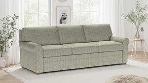 American Leather Gaines 94 Inch Apollo Natural Fabric King Comfort Sleeper with Mink Finish