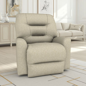 Best Chair Nika Manual Fabric Rocker Recliner in Cappucino