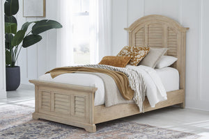 American Woodcrafters Heritage Coast Twin Panel Headboard Sea Oat