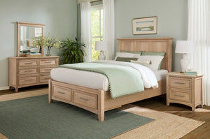Vaughan-Bassett Jamestown Bleached Oak 6-Drawer Double Dresser