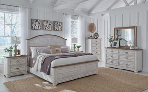 American Woodcrafters Meadowbrook 1-Drawer Nightstand Whitewash/Sand