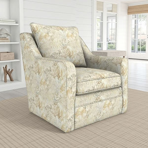 Best Home Aubrey Marina Fabric Pillow Back Swivel Chair