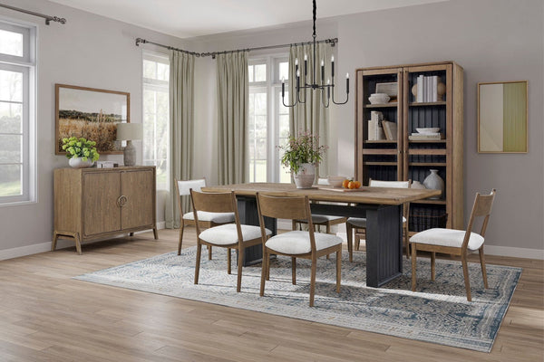 Heritage Serenity 46 Inch 2-Door Server with USB in Latte Finish