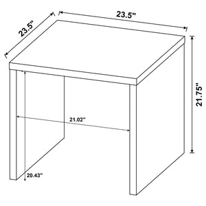 Coaster Canoga 3-Piece Lift Top Cocktail Coffee Table Set Light Oak