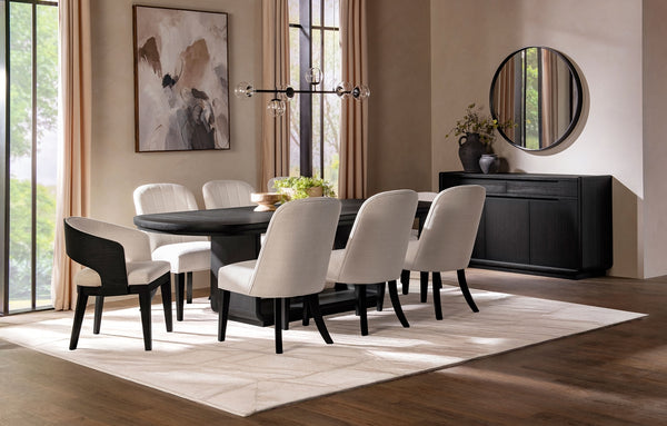Coaster Leandro Upholstered Dining Arm Chair Cream