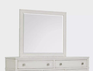 Magnussen Leila White Landscape Mirror