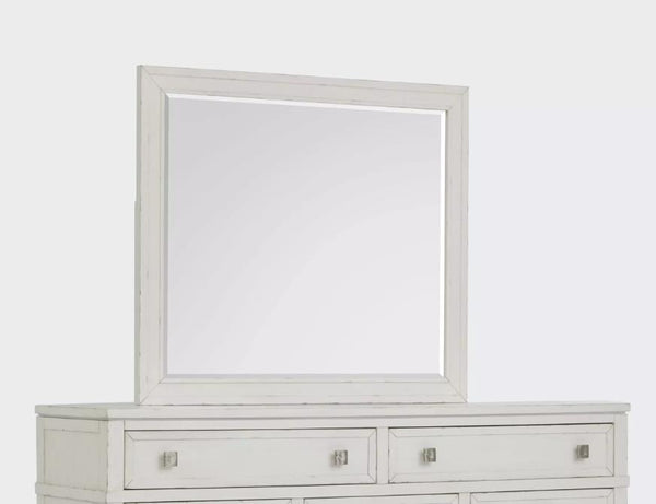 Magnussen Leila White Landscape Mirror