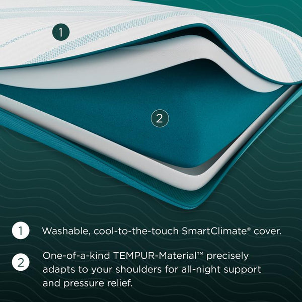 Tempur-Pedic TEMPUR-Adaptpro Lo 2.0 King Pillow
