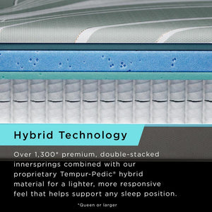 Tempur-Pedic Tempur-Luxeadapt King Medium Hybrid Mattress