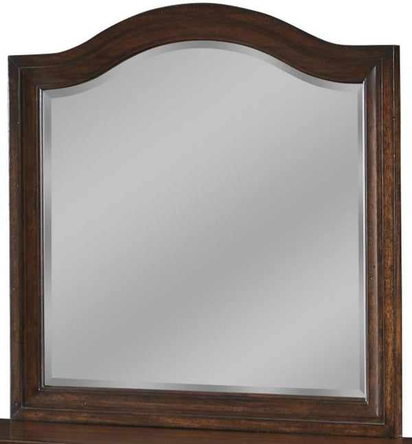 American Woodcrafters Stonebrook Landscape Mirror Tabacco