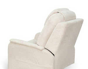 Zecliner Model 3+ Petite Fabric Power Lift Recliner with Power Headrest, Lumbar, Heat & Massage Ceramic
