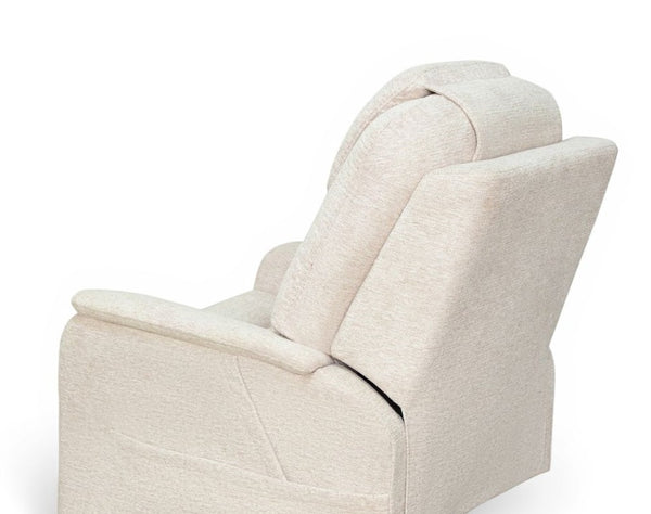 Zecliner Model 3+ Petite Fabric Power Lift Recliner with Power Headrest, Lumbar, Heat & Massage Ceramic