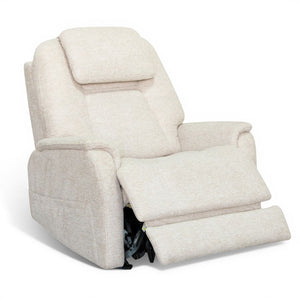 Zecliner Model 3+ Petite Fabric Power Lift Recliner with Power Headrest, Lumbar, Heat & Massage Ceramic